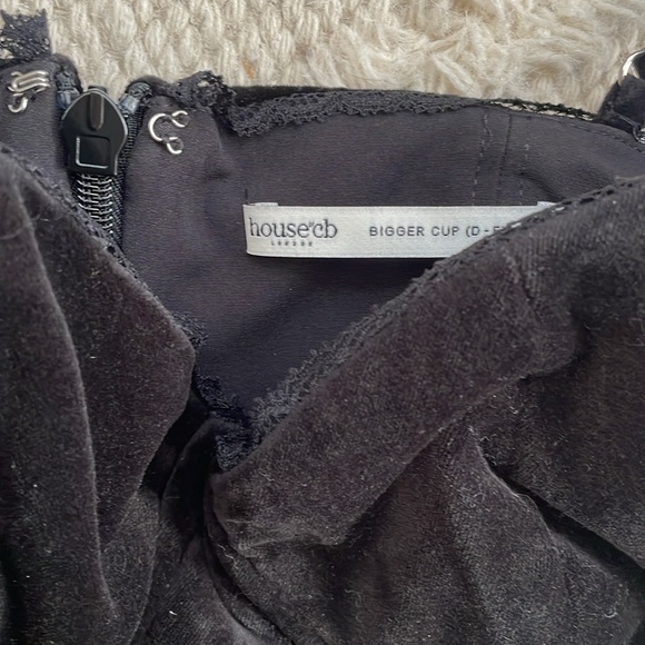 House Of CB Mademoiselle Velvet Midi Dress - Picture 5 of 5